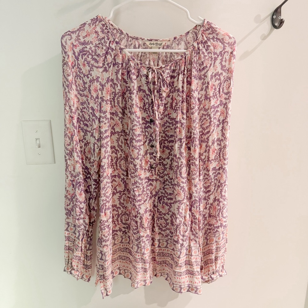 Flowy paisley  top